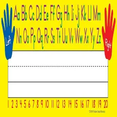 Teacher Created Resources Flat Left/Right Alphabet Name Plates