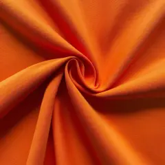 1 Yard Poly Poplin Fabric 58/60'' Inches Wide Wrinkle Resistant Material for Apparel and Tablecloths Orange