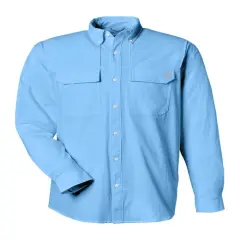 HUK&reg; Men's Creekbed Long Sleeve Shirt Marolina blue