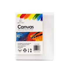 Angels Craft 12 Pack 4" x 5" Mini Stretched Canvas