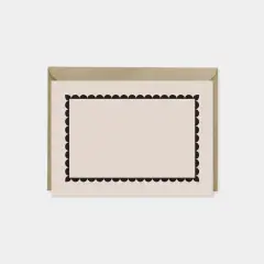 Little Scallop Border Note Cards IV