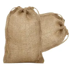Rough Natural Burlap Bag 6" x 6" Simple and Strong