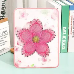 Flower String Art Kit with Stand. Simple Decorative DIY String Art Craft Kit M1-2 DHBC28024