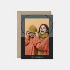 Big Geo Holiday Photo Card IX