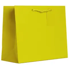 Pack/6: Matte Yellow Gift Bag