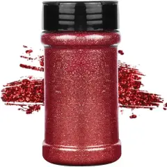 Red Fine Glitter 4 oz Glitter Powder