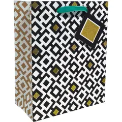 Pack/6: Chic Gift Bag - 6 x 3 x 7-1/2"