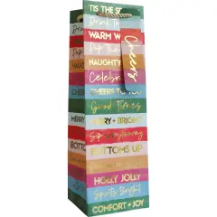 Pack/6: Drink to That Wine Bag - 4-1/2 x 4-1/2 x 14"