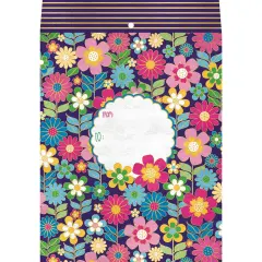 Pack/6: Dazzling Daisies Theme Mailing Envelope - 9 x 1/2 x 12"