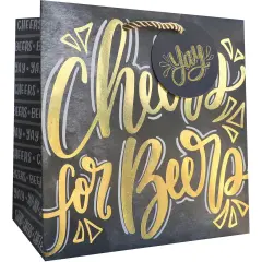Pack/6: Sparkling Cheers Gift Bag - 10 x 4 x 8"
