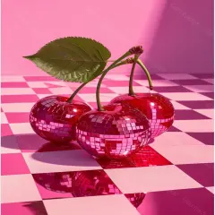 Diamond Art Kits for Adults,Cherry Diamond Art Diamond Painting Kit,5D Diamond Painting DIY Full Drill Diamond Dots Diamond Painting with Tools,Gem Craft for Home Wall Decor Gift-12x16in