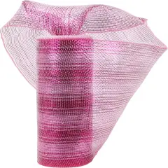 Pink Deco Mesh 10 Inch Valentine Hot Pink Mesh Ribbon Fabric Mesh Roll Decorative Mesh Wreath Supplies