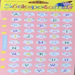 Stickopotamus Diaper Alphabet Stickers