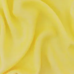 Yellow Rayon Challis Solid Woven Fabric By the Yard