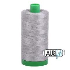 Stainless Steel (2620) | 40wt Large Spool (1000M / 1094Y) | Aurifil Thread
