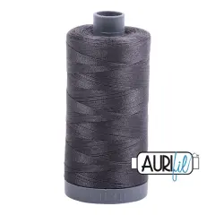 Dark Pewter (2630) | 28wt Large Spool (750M / 820Y) | Aurifil Thread