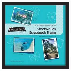 MCS 40950 12.75 x 12.75 Shadow Box Frame Holds 12 x 12 Scrapbook Page, Black