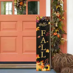 Hello Fall Porch Sign for Front Door (Hello Fall)