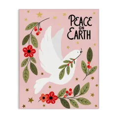 Stupell Industries Peace On Earth Dove Canvas By Jo Taylor
