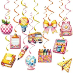 24PCS Back to School Decorations