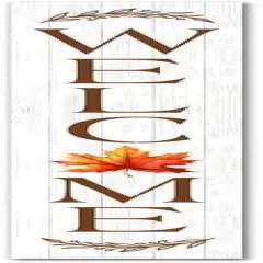 Tall (48x8) IN Welcome Vertical Signs (B2)