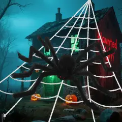 Big Spider Web Halloween Decor