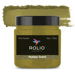 Rolio - 1 Jar Mica Powder (Pepitas Green) - 50g / 1.8 oz