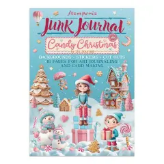 Stamperia Junk Journal Stickers, Cut-outs And Backgrounds-Candy Christmas