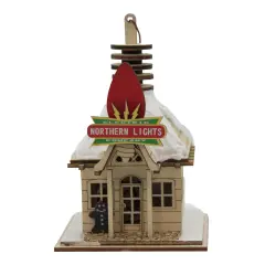 Ginger Cottages 5.25 In Northern Lights Electric Tree Ornament , Company Beige