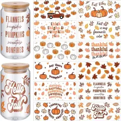 12 Sheets of Autumn UV Transfer Sticker