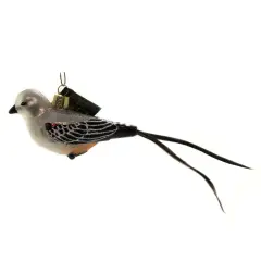 Old World Christmas 1.75 In Scissor-Tailed Flaycatcher Tree Ornament , Ornament Bird Gray