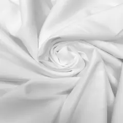 1 Yard White Polyester Backdrop Fabric Wedding Drapery Semi Opaque 5 feet wide x 8 feet high