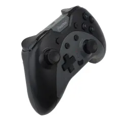 Insten Wireless Pro Controller for Nintendo Switch/ OLED/ Lite - Remote Gamepad with 6-Axis Gyro, Dual Motion, Turbo, Wake Up, Programmable Black