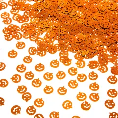 Exquisite Halloween Confetti Small Pumpkin Sequins (Orange)