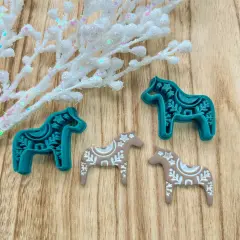 FOLK HORSE | SCANDINAVIAN | CHRISTMAS | CLAY CUTTER