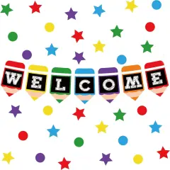 57 Pieces Welcome Bulletin Board Set