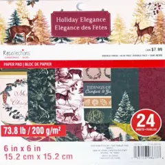 Recollections Christmas Holiday Elegance 6x6 Paper Pad