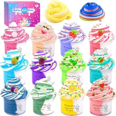 12 Pack Fruit Butter Slime Kits (60ml)