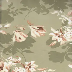 1 Yard Sage Floral CEY Woven Fabric Lightweight Polyester 58/59 Inches Wide SAGE
