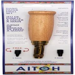 Aitoh Screw Punch Kit-Includes 1.5 And 3.0 Bit