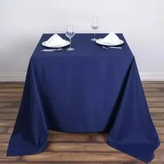 6 pcs 90x90" SQUARE Polyester Tablecloths Wedding Party Supply