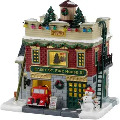 Lemax Jukebox Junction Village: Casey St. Firehouse 51