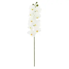 29.5" - White Orchid Artificial Flower Stem