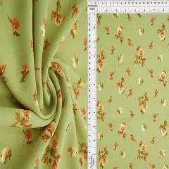 1 Yard 100% Polyester CEY Ditsy Floral Print Fabric, 58/59" Wide SAGE