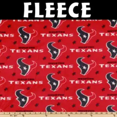 Licensed NFL Houston Texans Fleece 6268-D Fabric by the Yard