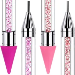 2 PCS Wax Pen, Diamond Painting Pens No Wax Needed Self-Stick Drill Pens, Diamond Art Pens for DIY Crafts Painting Cross-Stitch Nail Art