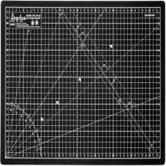 Self-Healing Cutting Mat, Double Sided, Non-Slip, Durable, Scratch-Resistant Rotary Cutting Board for Leather, Craft, Fabric, Quilting, Sewing, Scrapbooking Projects (12" x 18")