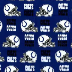 Licensed NFL Indianapolis Colts Cotton 6006-D Fabric by the Yard