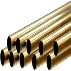 10 Pack Value Brass Outer Tube 3/32" Dia. - Hinge for Framing and Stained Glass Making
