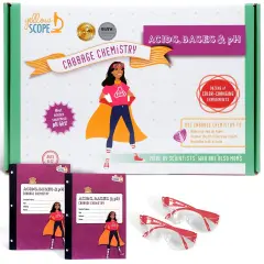Yellow Scope Science Kit for Kids, Acid, Base & pH Cabbage Chemistry, STEM Kit for Girls & Boys, Fun Holiday Gift for Ages 8-12, Buddy Pack